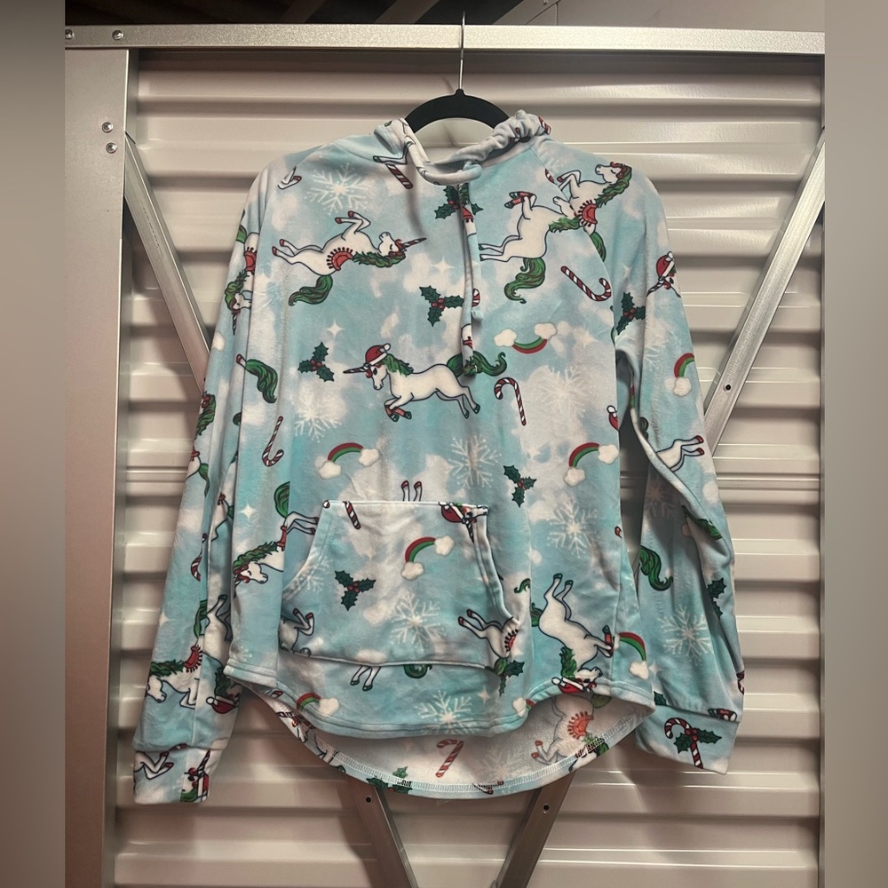 Youth Christmas Unicorn Hoodie